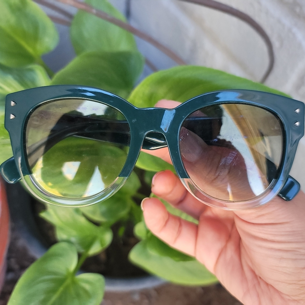 Fendi green sunglasses